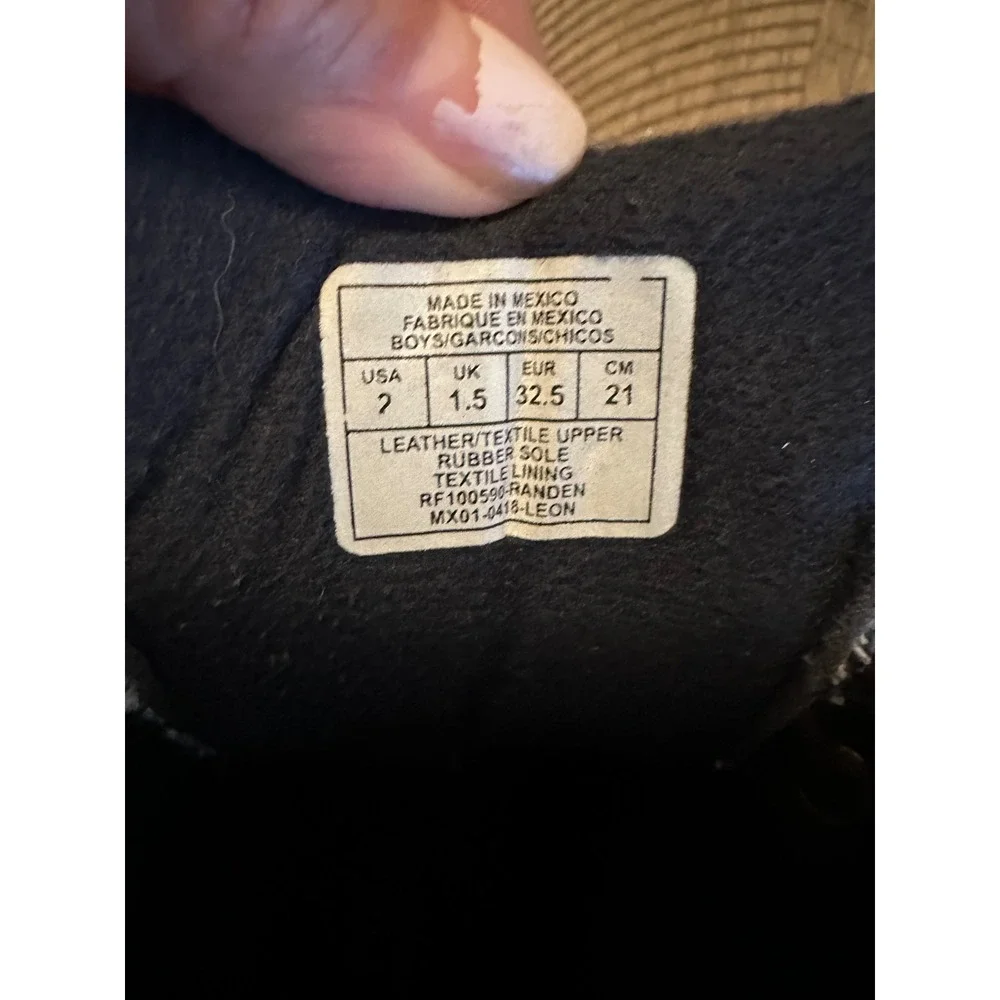 Polo Ralph Lauren Kids Randen Denim‎ & Leather Boots – Size 2Y (Boys)